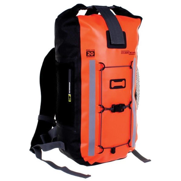 Overboard Overboard 418680 20 litre Pro Vis Waterproof Backpack; Hi Vis Orange 418680